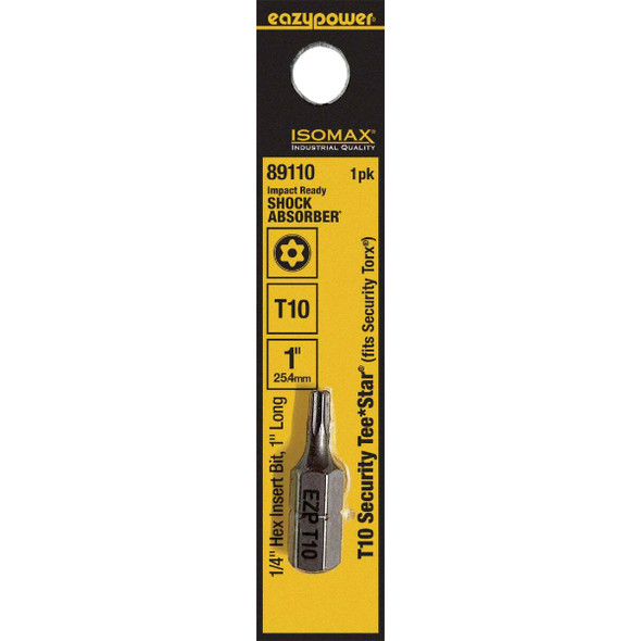 Eazypower Corporation T10 1" 1/4" Hx Scrdrvbit 89110