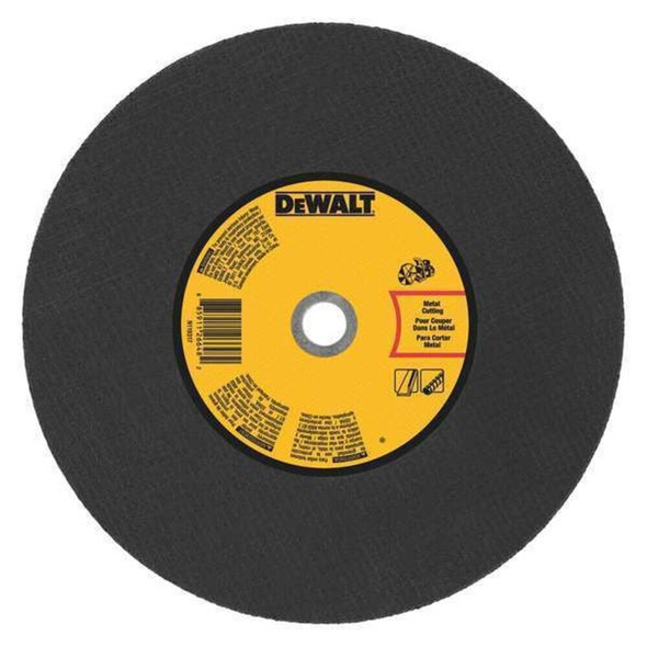 Dewalt DWA8031 Abrasive Cut-Off Wheel, Type 1, 14 in Dia, 1/8 in Thick, 20 mm Arbor Hole Size, Aluminum Oxide