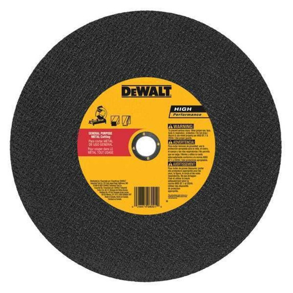 Dewalt DW8010 16" x 7/64" x 1" general purpose cutting wheel
