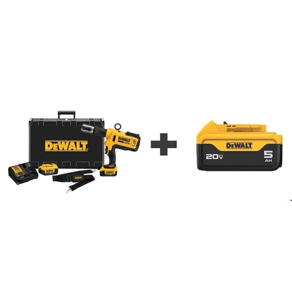 Dewalt DCE200M2/DCB205 20V MAX(TM) Standard Press Tool Kit, For 1/2 in to 4 in 20 V