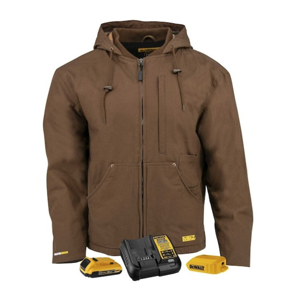 Dewalt DCHJ076ATD1-L Unisex DEWALT(R) Unisex Heated Heavy Duty Work, Heats Up to 9 hr. , 20
