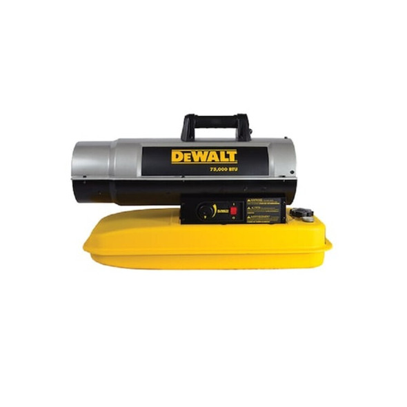 Dewalt DXH75KT Forced Air Heater, Kerosene, 75000 BtuH
