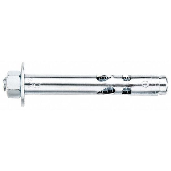 Dewalt 05040S-PWR Lok-Bolt AS Sleeve Anchor, 5/8" Dia., 4-1/4" L, Carbon Steel Zinc Plated, 10 PK
