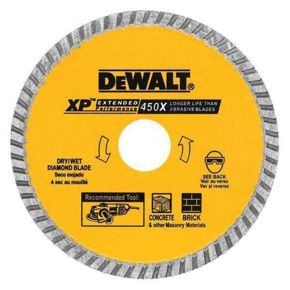 Dewalt DW4701B 4-1/2" XP turbo diamond blade bulk, PK10