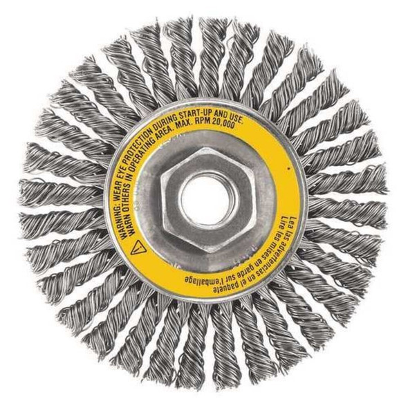 Dewalt DW49250 5" x 5/8"-11 XP .020 Carbon Stringer Wire Wheel