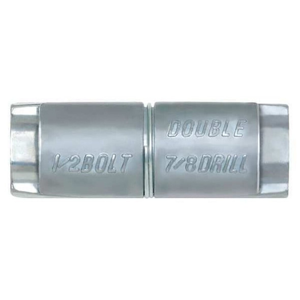 Dewalt 09535-PWR Double Double Lag Shield, 3/4" Dia, 3-15/16" L, Alloy Steel Plain, 10 PK