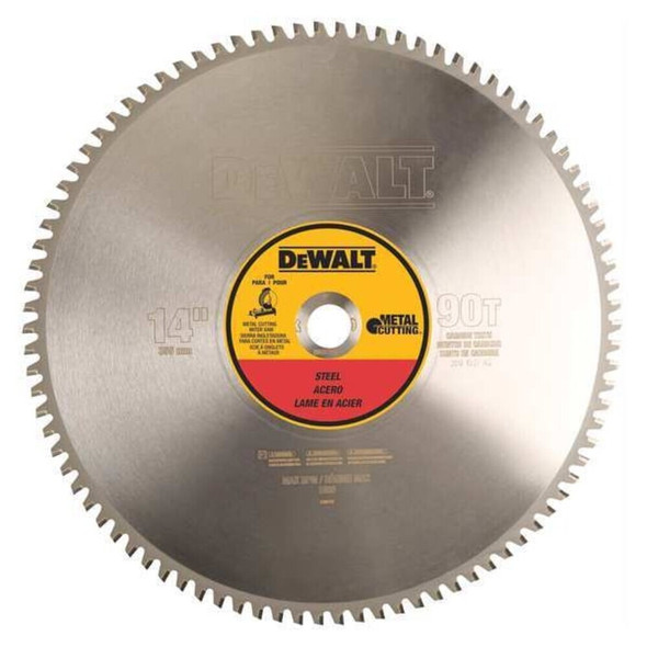 Dewalt DWA7745 14" 90T Light Gauge Ferrous Metal Cutting 1" Arbor