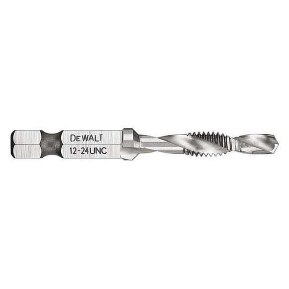 Dewalt DWADTQTR1224 12-24 UNC DRILL TAP 1/4" Capacity