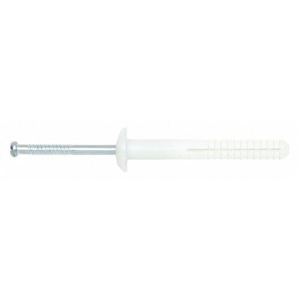 Dewalt 02513-PWR Nylon Nailin Nail Drive Anchor, 1/4" Dia., 3/4" L, Nylon Plain, 100 PK