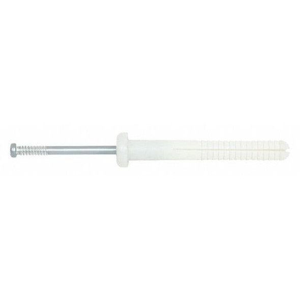 Dewalt 02451-PWR Nylon Nailin Nail Drive Anchor, 3/16" Dia., 1-1/2" L, Nylon Plain, 100 PK