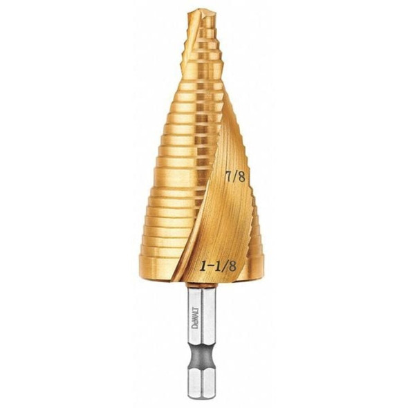Dewalt DWA1789IR 7/8", 1-1/8" IMPACT READY(R) Step Drill Bit
