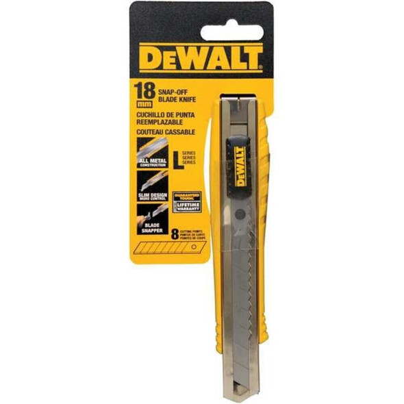 Stanley DWHT10038 Snap-Off Utility Knife Snap-Off, 6 1/2 in L