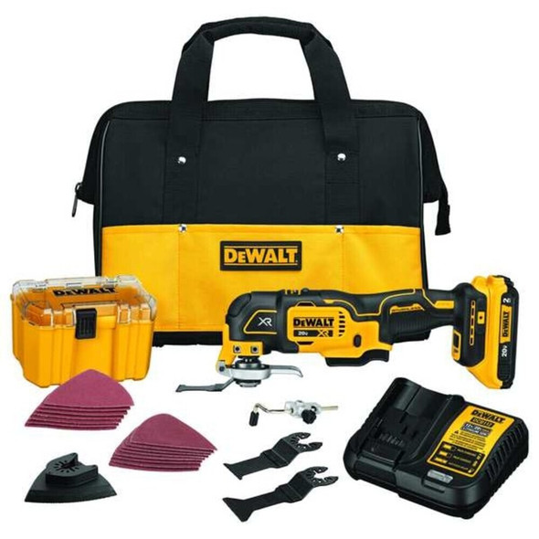 Dewalt DCS356D1 20V MAX* XR(R) Brushless Cordless 3-Speed Oscillating Multi-Tool Kit (2.0 Ah Battery)