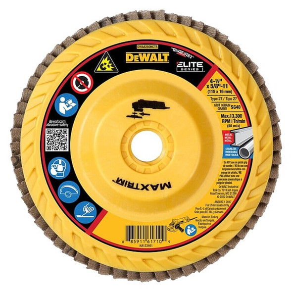 Dewalt DWA8280HCTR XP(TM) Ceramic MAXTRIM Trimmable Flap Disc