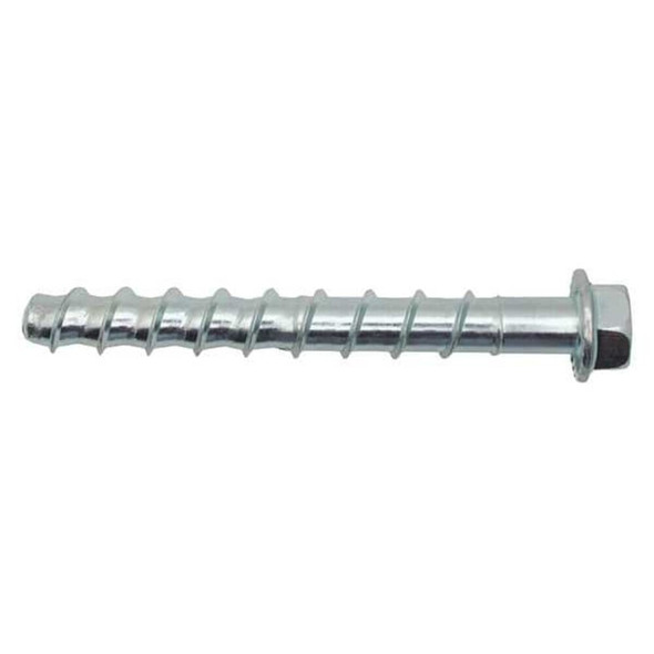 Dewalt PFM1411160 Screw-Bolt+ Concrete Screw, Concrete, 1 3/4 in Size, 1-3/4" L, Steel Zinc Plated, 50 PK
