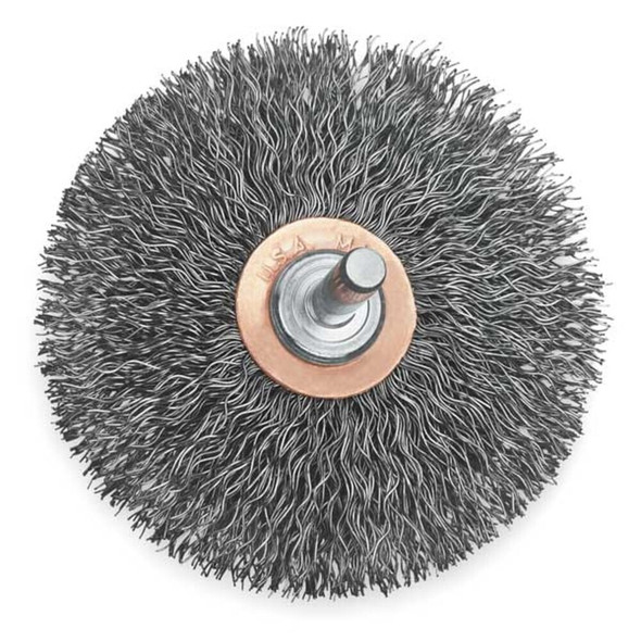 Dewalt DW4903 3" x 1/4" HP .014 Carbon Crimped Wire Wheel