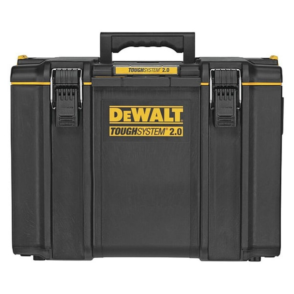 Dewalt DWST08400 ToughSystem 2.0 Tool Box, Plastic, Black, 22 in W x 15 in D x 16 in H