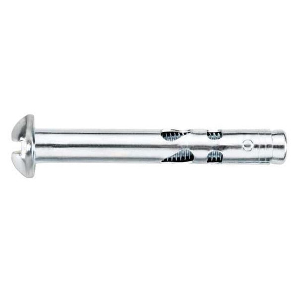 Dewalt 06180S-PWR Lok-Bolt AS Sleeve Anchor, 1/4" Dia., 2-1/4" L, Carbon Steel Zinc Plated, 100 PK