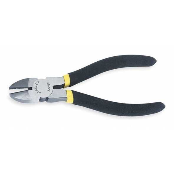 Stanley 84-105 6 in 84 Diagonal Cutting Plier Flush Cut Oval Nose Uninsulated