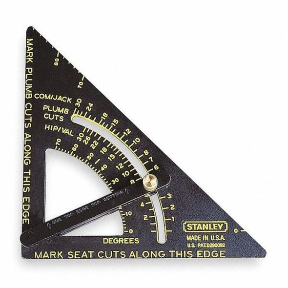 Stanley 46-053 Quick Square, Alum, 10 3/4x6 3/4, Blk