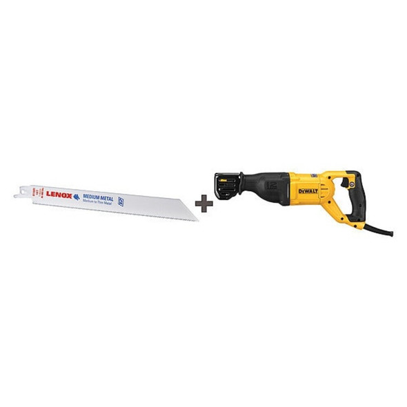 Dewalt 20578818R/ DWE305 8" L x 18 TPI Bi-metal Reciprocating Saw