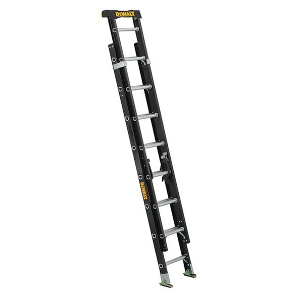 Dewalt DXL3020-16PT 16 ft Fiberglass Extension Ladder, 300 lb Load Capacity