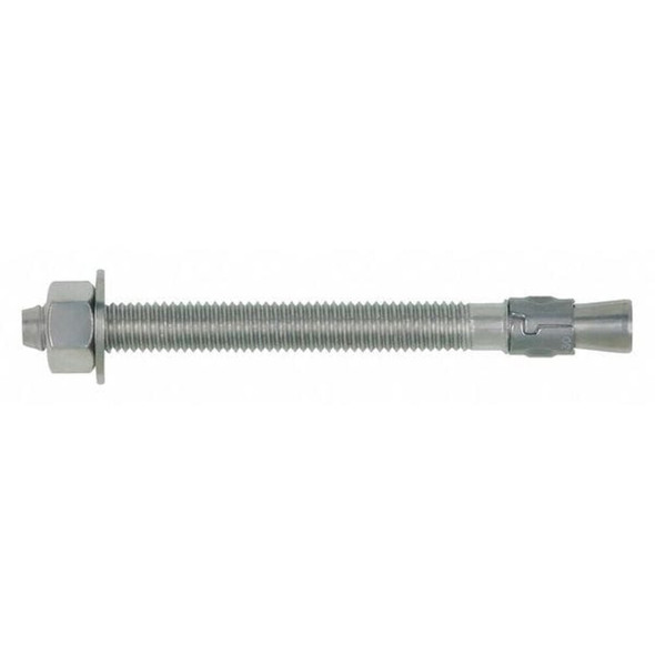 Dewalt 07332-PWR Power-Stud Wedge Anchor, 5/8" Dia., 4-1/2" L, Stainless Steel Stainless Steel, 25 PK