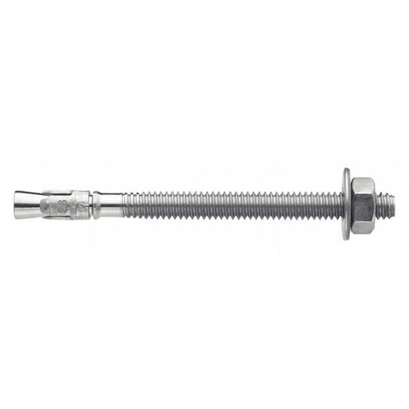 Dewalt 7342SD4-PWR Power-Stud+- SD4 Wedge Anchor, 3/4" Dia., 5-1/2" L, Stainless Steel Stainless Steel, 20 PK