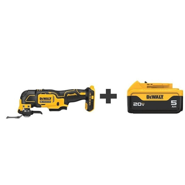 Dewalt DCS354B/DCB205 Oscillating Multi-Tool, 11-3/16" L ToolW/