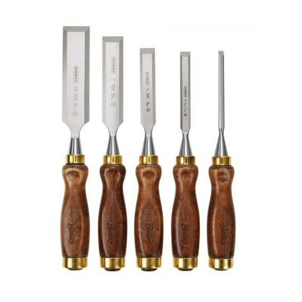 Stanley 16-401 Bailey, Chisel Set, 1/4 to 1-1/4 In, 5 Pc