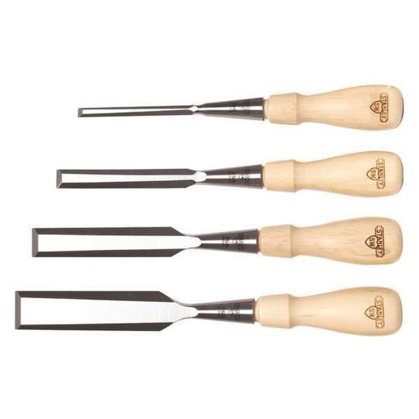 Stanley 16-791 4 Piece Sweetheart Socket Chisel Set with Pouch