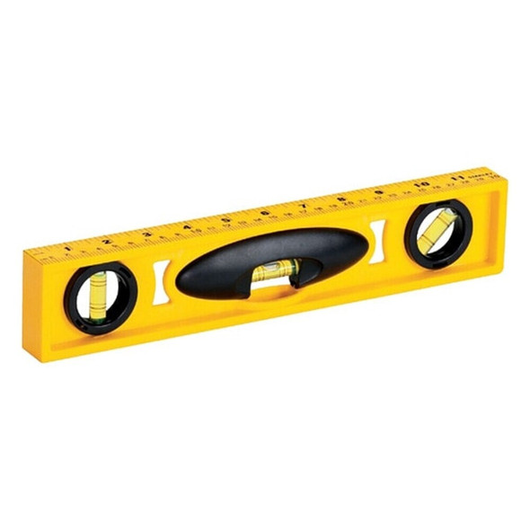 Stanley 42-466 I-Beam Level, 12 in, Yellow, Measuring Scale Adds Utility