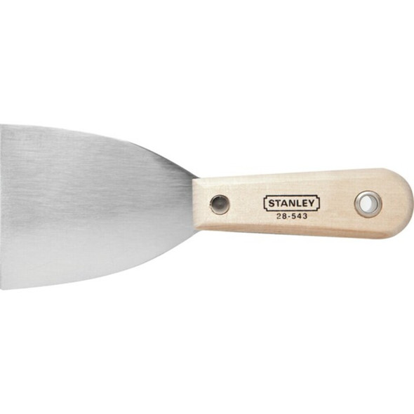 Stanley 28-543 Straight Edge Putty Knife, Wood Handle, 3"