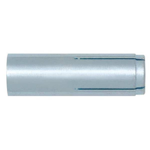 Dewalt 06232-PWR Steel Dropin Single Lag Shield, 3/4" Dia, 3-3/16" L, Stainless Steel Plain, 10 PK