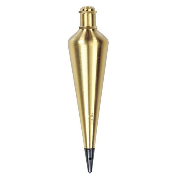 Stanley 47-974 Plumb Bob, Brass, 16oz.