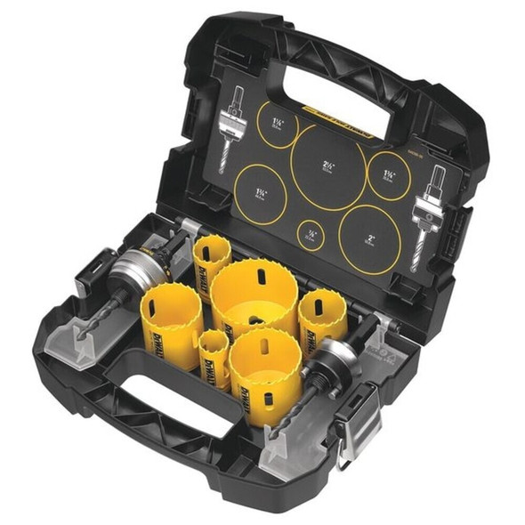 Dewalt D180002 9 Pc. Electrician's Hole Saw Kit
