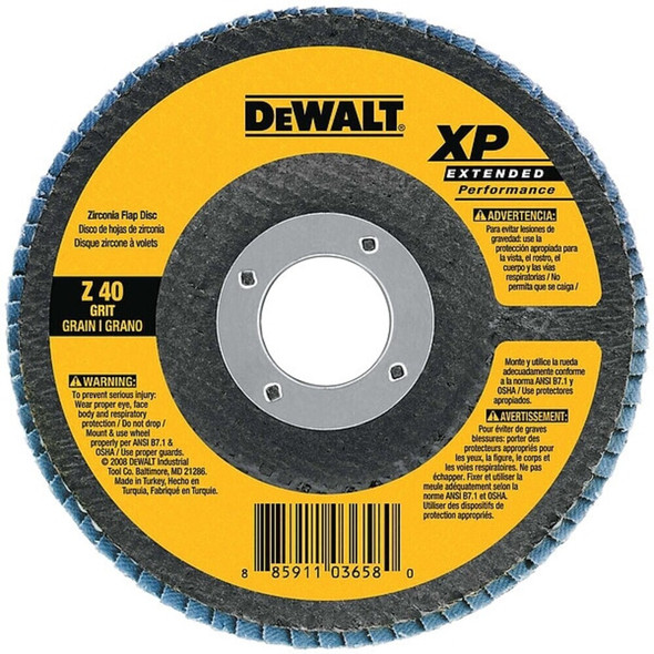 Dewalt DW8251 4-1/2" x 7/8" 60g XP flap disc