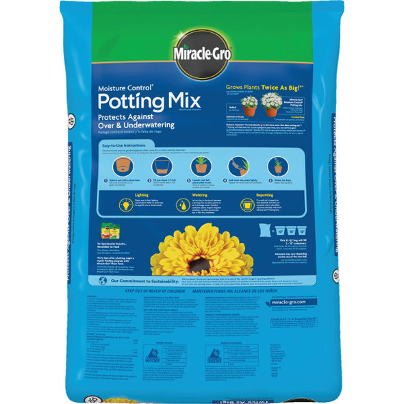 Miracle-Gro Moisture Control 25 Qt. Potting Mix 70181431 726801