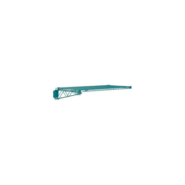 Nexel Poly-Green Epoxy Fixed Wall Mount Shelving Add On 54""W x 24""D
