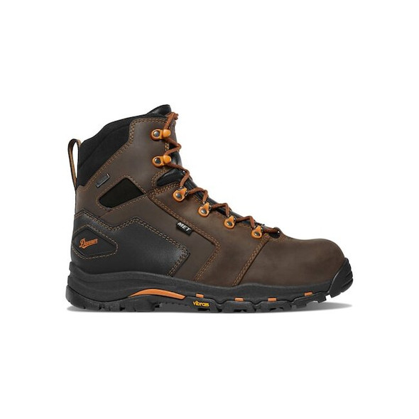 Danner Men's 6-Inch Work Boot, 11 D, Brown, Orange, 13880 13880-11D