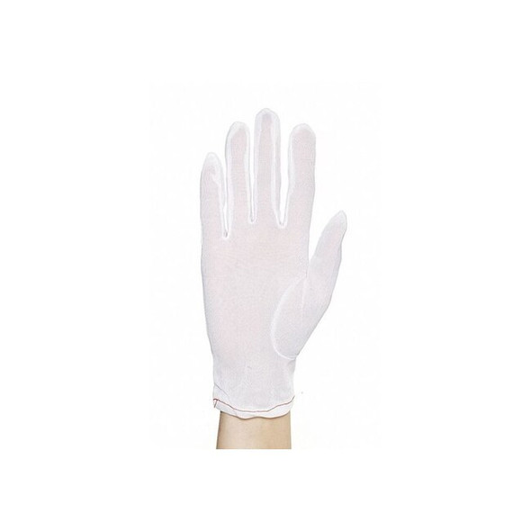 Mcr Safety Knit Gloves, Nylon, 8-3/4" Length, Light, White, Size M ,12 PK 8710M