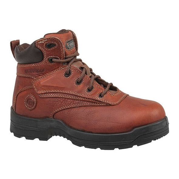 Women's 6-Inch Work Boot, 9 1/2, Composite Toe, 6 in H, Deer Tan, RK668