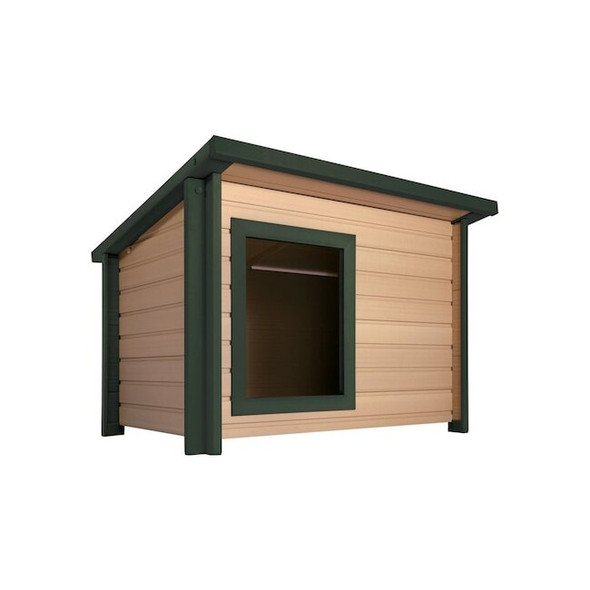 New Age Pet Pet Rustic Lodge Dog House,Jumbo ECOH203JMB-GN
