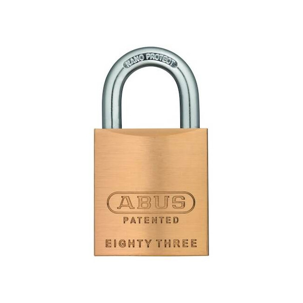 Abus Padlock,2" H,1 3/4" W,Brass 100
