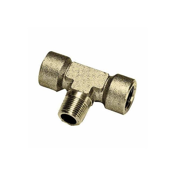 Branch Tee Brass Branch Tee, 3/8 in Female BSPP X 3/8 in Female BSPP