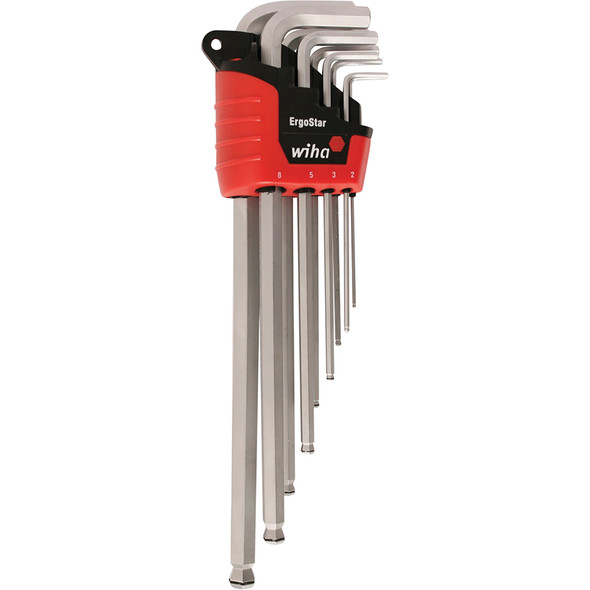 9 Piece MagicRing Ball End Long Arm Hex L-Key Set - Metric 66990