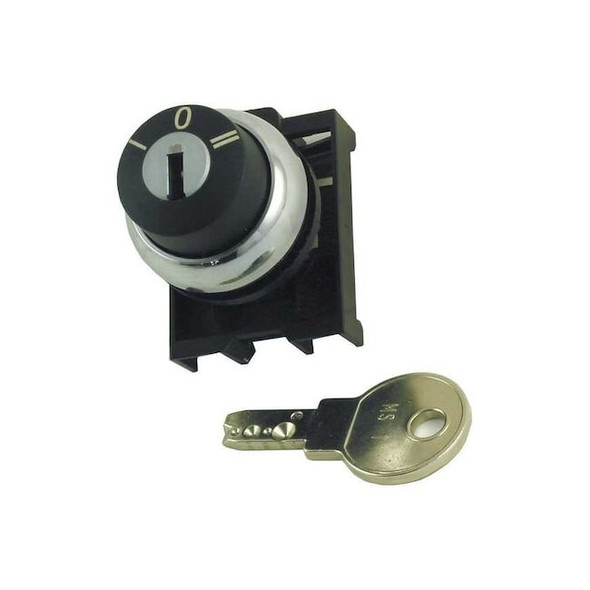 Eaton Non-Illum Selector Swtch,22mm,3 Pos,Keyd M22M-WRS3-A1