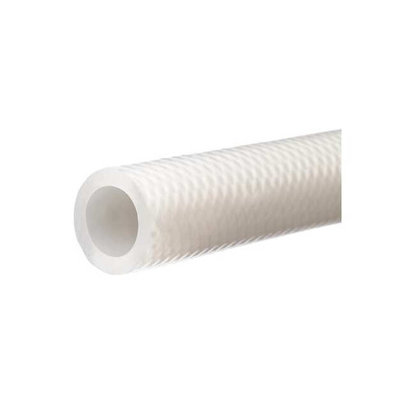 Reinforced FDA Silicone Tubing, 1/4" ID x 1/2" OD x 10 Ft. L