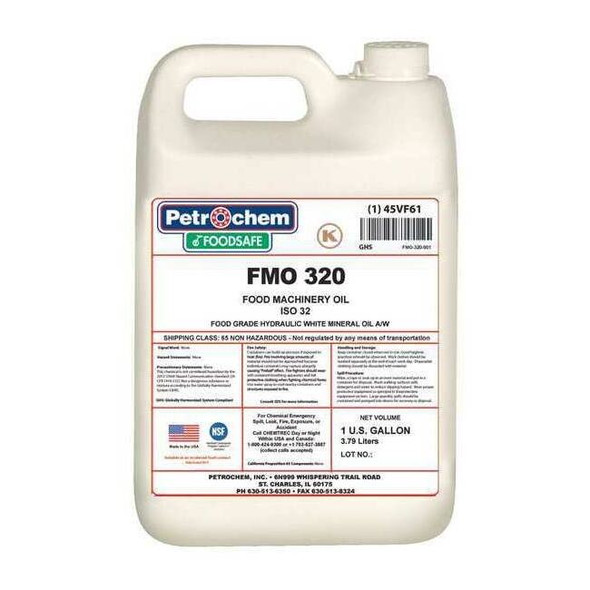 1 gal Pail, Hydraulic Oil, 320 ISO Viscosity, Not Specified SAE