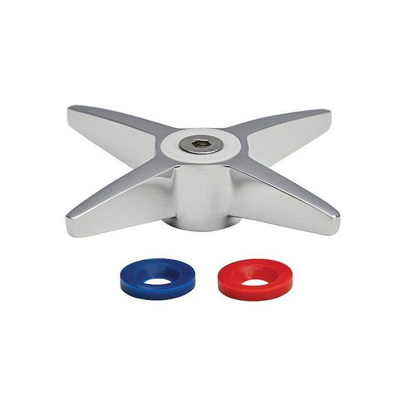 Chicago Faucet Handle Kit,3",Chrome 633-JKCP